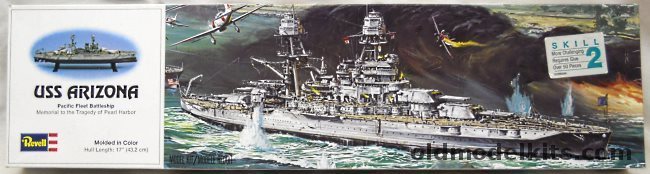 Revell 1/426 USS Arizona Pearl Harbor Battleship, H302 plastic model kit